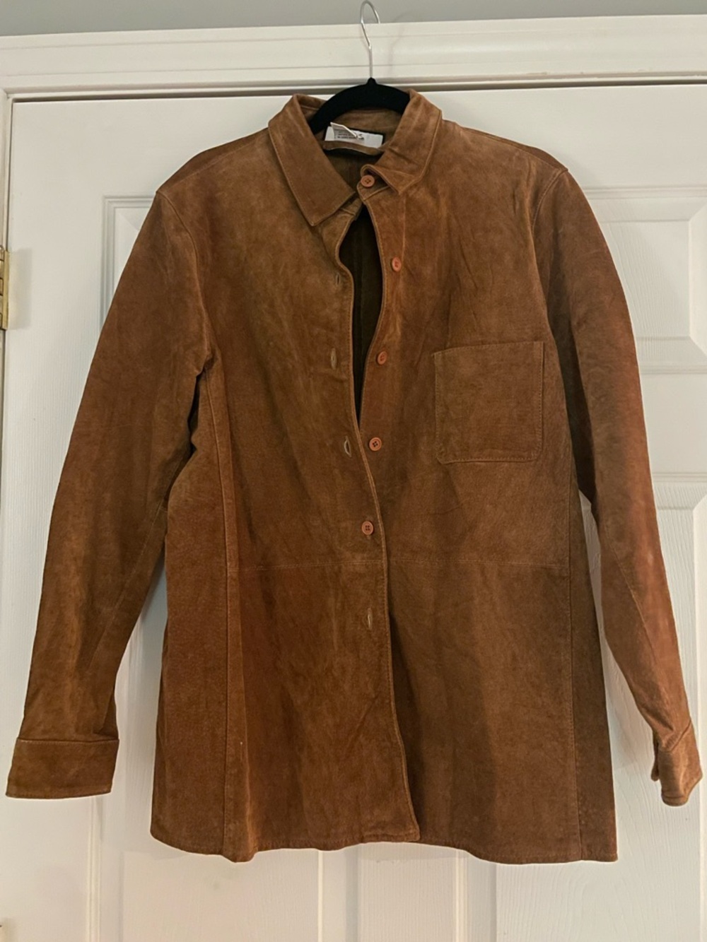 Vintage BICÉ by Sag Harbor Genuine Leather Jacket | Cognac Brown | Size 16/18
